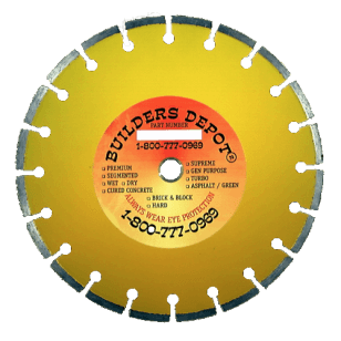 General Purpose Wet/Dry Diamond Saw Blades, Premium Grade General Purpose Wet/Dry Diamond Saw Blades, Premium Grade