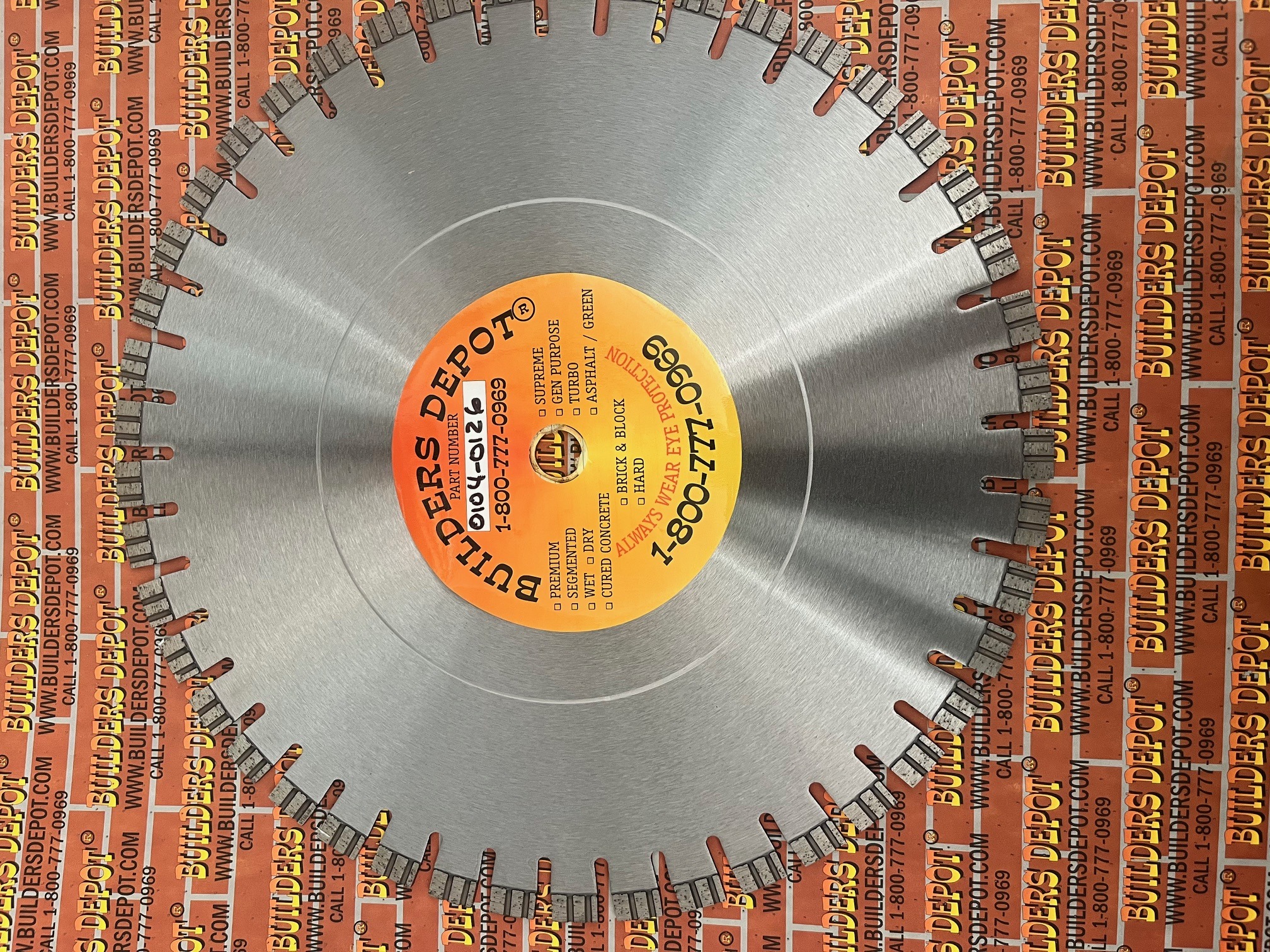 Hard Material Blade Segmented