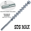 SDS Max Carbide Bits for Rotary Hammer Drills