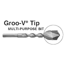 Groo-V-Tip Multi Purpose Carbide Bit for Granite,Marble and more