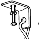 8MM Head Ceiling Clip