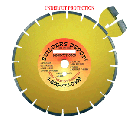 12 x .125 Asphalt or Green Concrete Diamond Blade Dry for Walk Behind Saws (12 inch)