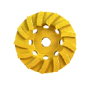 4" Swirly Cup Grinder with 5/8"-11 ArborDiamond 