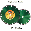 0128-0040 9inch Segmented Turbo Dry Cutting Diamond Blade for Hard Materials