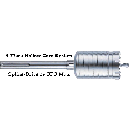 Hollow Carbide Core Bit System, spline or sds max drive
