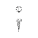 8X1"  HWH SHEET METAL SCREW SHARP PT-ZINC 100/BOX