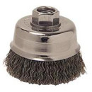 3506-0010 Weiler 13240 3in Crimped Wire Cup Brush .014 M10x1.25 AH CRA-2