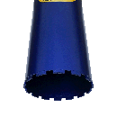 segment closeup of 7 inch diamond core bit wet supreme for reinforced concrete