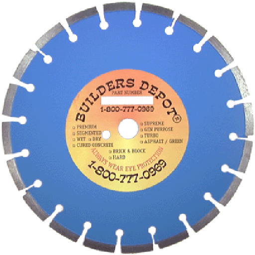 12" x .125" Supreme Brick and Block 12 inch Diamond Blade