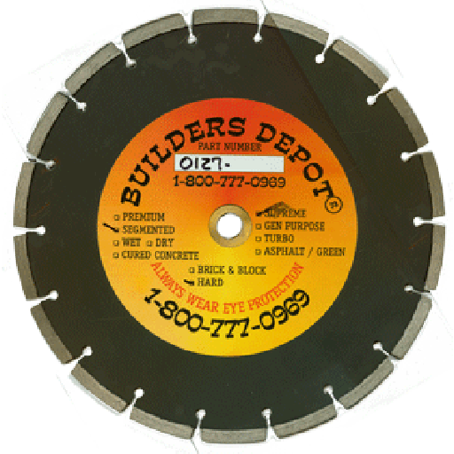 10"  X .102" Hard Brick and Paver Blade (10in)