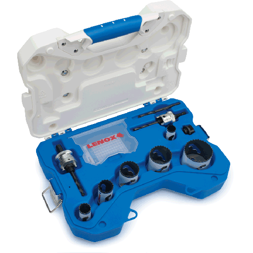 Lenox 30808-600P Plumbers Hole Saw Kit 10 pcs 6 sizes