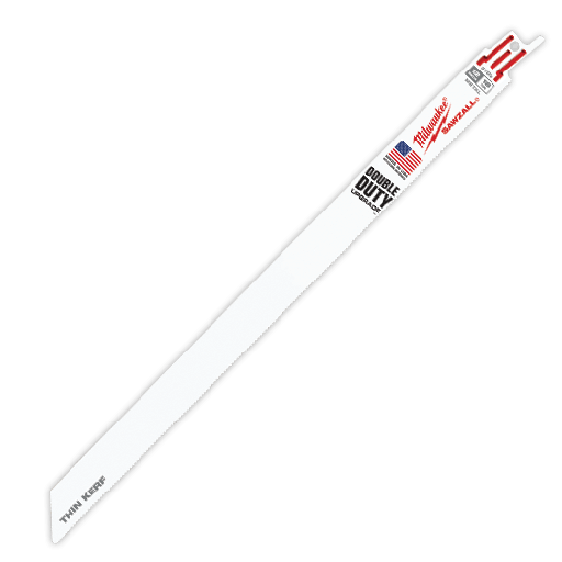 0807-0280 Milwaukee 48-00-5189 5PK Sawzall Blades 12 x 3-4 x 035 18TPI for Metal