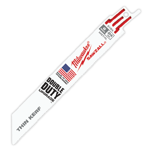 0807-0300 Milwaukee 48-00-5186 5PK Sawzall Blades 6 x 3-4 x 035 24TPI for Metal