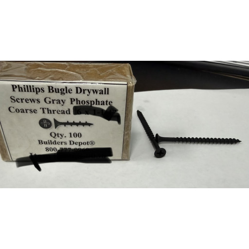 10X4-1/2"  PHILLIPS BUGLE DRYWALL SCREWS-COARSE-100