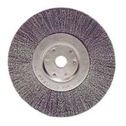3500-0040 Weiler 01075 6in Narrow Crimped Wire Wheel .014 5-8-1-2 AH TLN-6