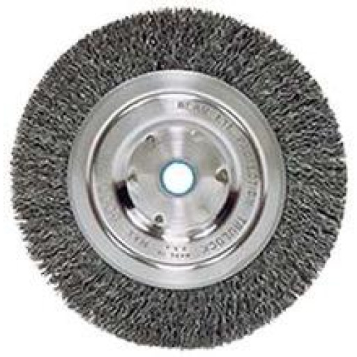 3500-0070 Weiler 02325 Wide Face Crimped Wire Wheel .014 5-8-1-2 AH OM-6
