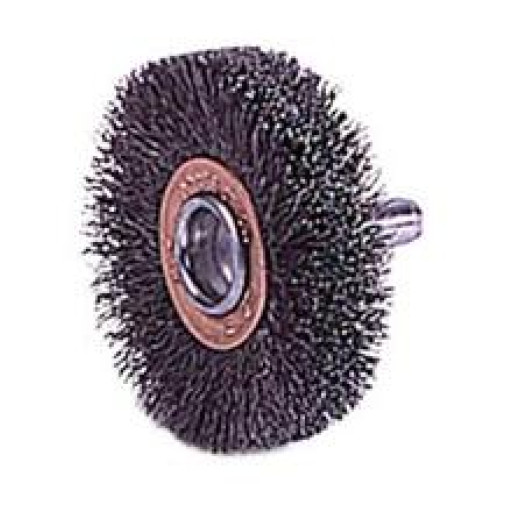 3509-0010 Weiler 17609 2in Stem Mounted Wire Wheel .006 1-4in Stem CFX-2