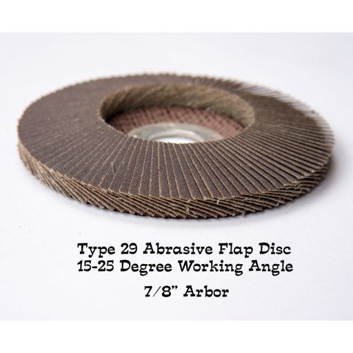 Type 29 Flap Disc Illustrating Angle