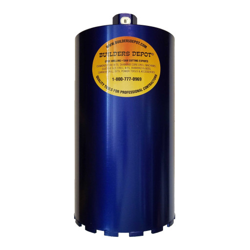 8 Inch Diamond Core Bit Supreme Wet for Reinforced Concrete