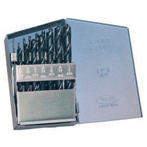 Champion 113C 13 pc Drill Bit Set 118 Degree HSS Black Oxide 1/16 to 1/4 x 64ths