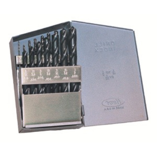 Champion P15C 15 Piece 118 Degree HSS Black Oxide Coated Drill Bit Set 