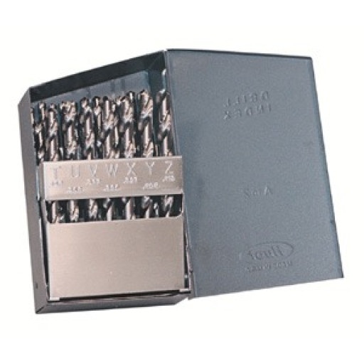 Champion 126C-SP 26 Piece A-Z 135 Degree Split Point HSS Black Oxide Coated Drill Bit 705SP Set