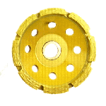 4" Single Row Diamond Cup Grinder with 5/8"-11 Thread