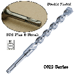 0622 SDS Plus Shank Double Fluted Carbide Bits - 650x650