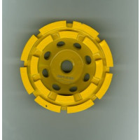 4" Double Row Diamond Cup Wheel with 5/8"-11 Thread