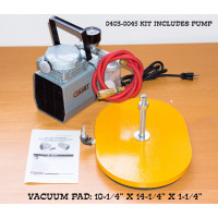 BD-125 Oval Vacuum Pad and Pump Combo