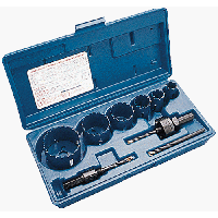 LENOX 30294-600CTP Plumbers Carbide Tipped Hole Saw Kit 10pcs 6 sizes