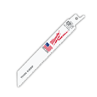 0807-0140 Milwaukee 48-00-5091 Sawzall Blade 5PK 6 x 3-4 x 050 8-12TPI for General Purpose