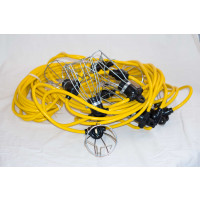 100 Foot Cord-o-lite chained lights and plug