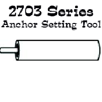 Setting Tool for 2703 Series LEad Machine Screw Anchors