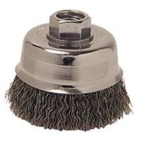 3506-0020 Weiler 13241 3in Crimped Wire Cup Brush .014 M10x1.50 AH CRA-2