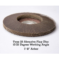 Type 29 Flap Disc Illustrating Angle