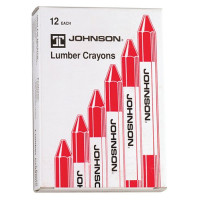 12 PACK OF RED LUMBER CRAYONS