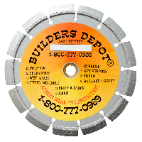 8 inch crack chaser with supreme diamond segments