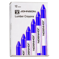 12 PACK OF BLUE LUMBER CRAYONS