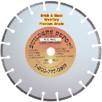 16" Diamond Blade for Brick & Block x .125" 
