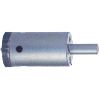1-1/8" Diamond Hole Saw for Tile, Marble, Granite - Complete