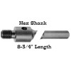 8-3/4" Hex Shank Adaptor for Carbide Core Bit System (Old Style no pilot)