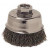 3506-0010 Weiler 13240 3in Crimped Wire Cup Brush .014 M10x1.25 AH CRA-2