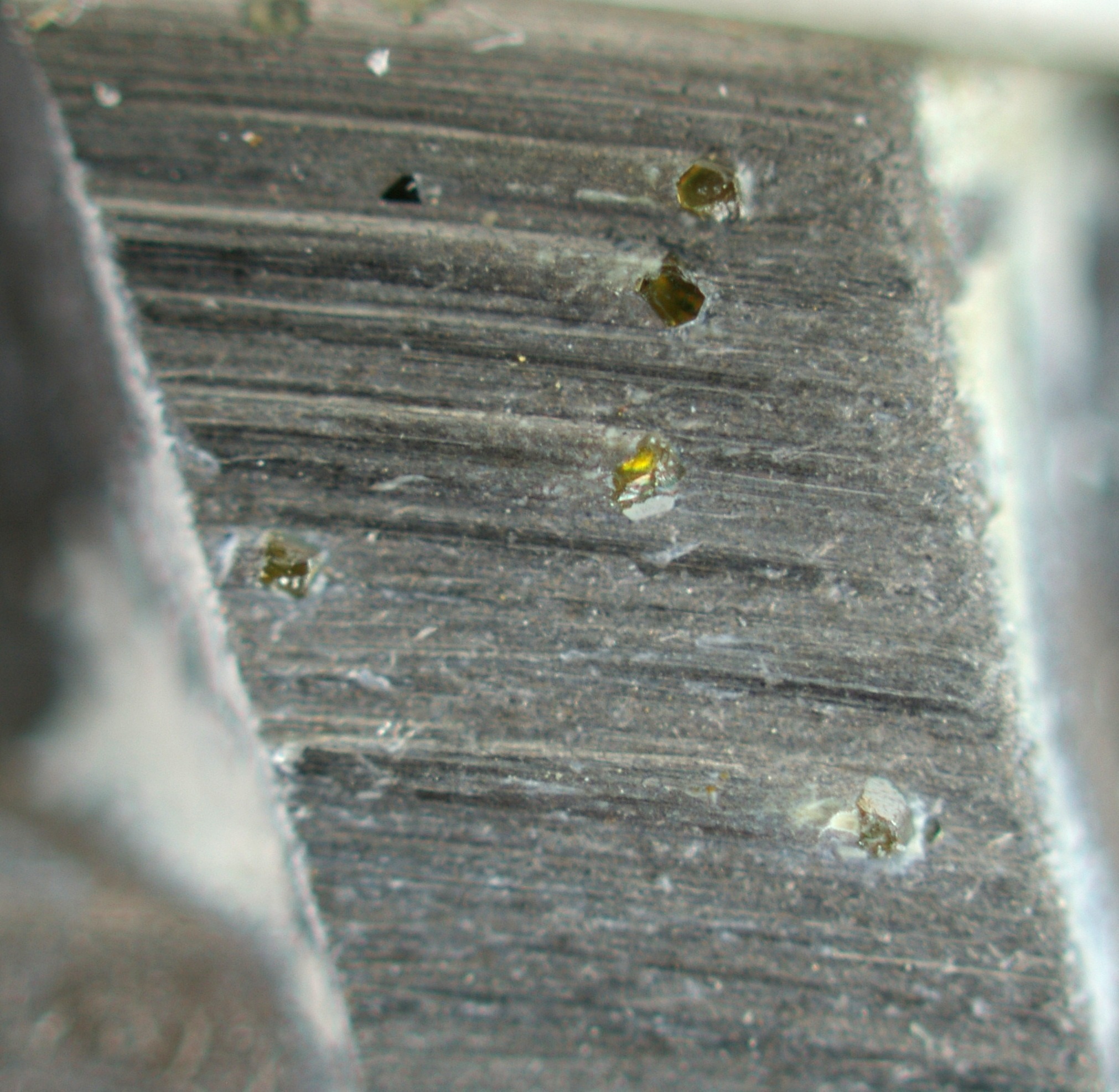 Close Up Macro View of a Diamond Blade Close Up Macro View of a Diamond Blade